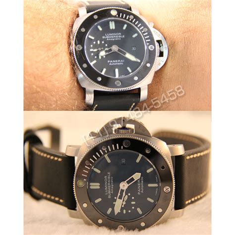 panerai submersible ceramica replica|genuine panerai watch.